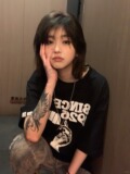T0945-P25夏季新款宽松印花短袖T恤女上衣情侣，女装T恤，星座617A-2