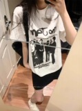 T0208-P25高质量纯棉精梳紧密手感好高品质前印花短袖t恤女，女装T恤，星座617A-2