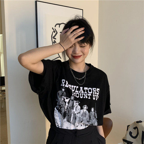 T0345-P302025夏装新款韩版韩chic印花学生短袖T恤女上衣,女装T恤,星座617A-2