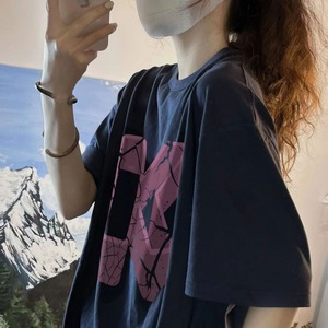 T0159-P25 男女同款休闲上衣 短袖T恤宽松百搭美式潮牌图片