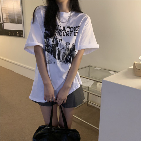 T0345-P302025夏装新款韩版韩chic印花学生短袖T恤女上衣,女装T恤,星座617A-2