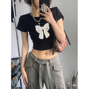 T0013-P35 短款修身短袖T恤女夏图片