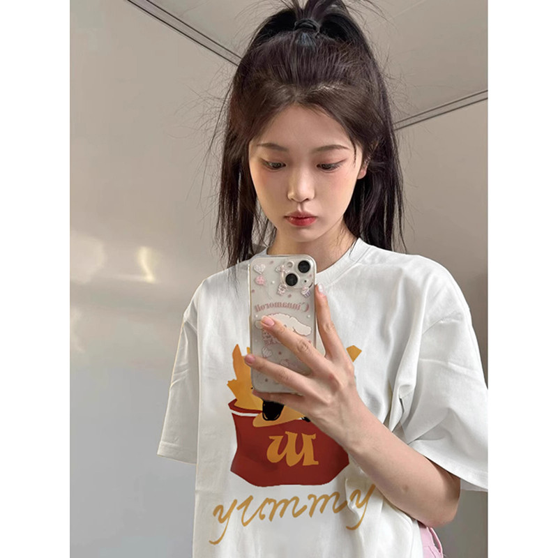 T0207-P25抖音春夏新款纯棉短袖T恤潮,女装T恤,星座617A-2