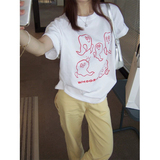 T0927-P25韩版卡通幽灵印花短袖T恤上衣，女装T恤，星座617A-2