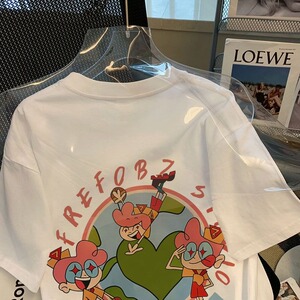 T0156-P25 美式潮牌男女休闲夏季上衣 短袖T恤宽松百搭图片