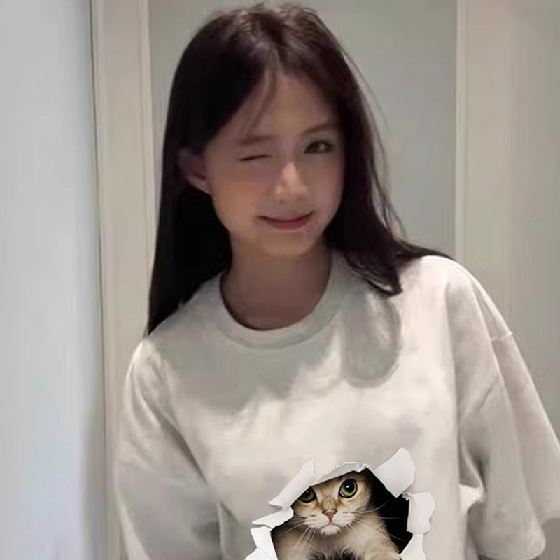 T03961-P30抖音春夏新款纯棉短袖T恤潮,女装T恤,星座617A-2