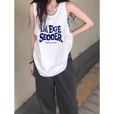 TB056-P25春夏季宽松纯棉印花无袖背心女，男装背心/马甲，星座617A-2