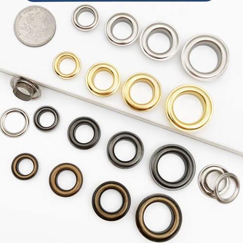 服装箱包鸡眼扣服饰装饰篷五金气圆边配件铁质压边鸡篷鞋眼金属扣