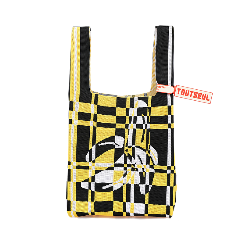 【百补专享】TOUTSEUL读设小众托特包印花单肩手提包大容量背心包