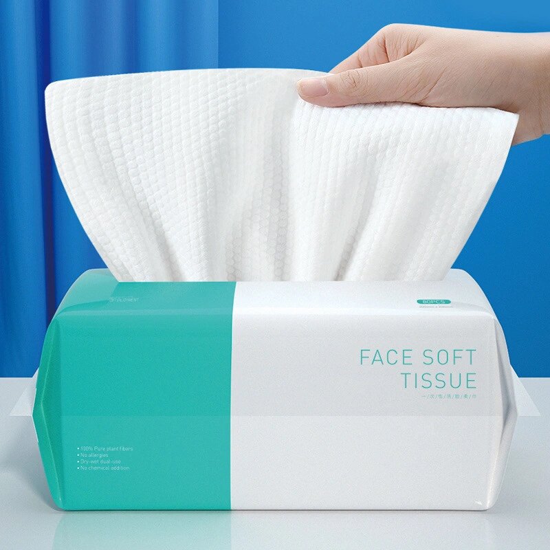 240抽洁致棉柔一次性洗脸巾80抽大片3D珍珠纹柔软不掉毛屑洁面巾