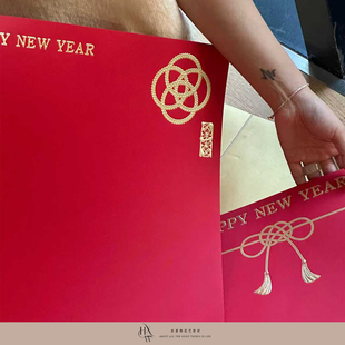 【欢喜物】原创设计2026马年新年金耀贺岁系列鲜花礼品包装海报纸