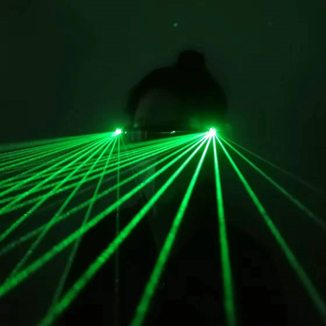 激光眼镜LED发光眼镜镭射手套KTV夜场酒吧演出激光舞台表演