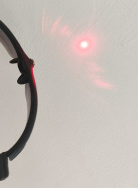 红色激光眼镜650nm镭射眼镜康复训练用眼镜太阳眼镜舞台表演激光