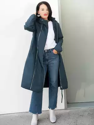 Anti-season clearance special Corasna large size cotton jacket female 200 kg fat mm thick windbreaker medium and long version of the coat