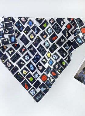 桑蚕丝丝巾真丝高级感65方巾丝绸小领巾丝巾女系脖领巾