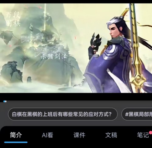 百段围棋视频课国宇征职业六段讲解杀猪剑法48课适合1d-5d棋友