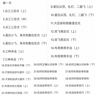 围棋教学视频同恒4段升5段优质课程职业棋手鲁毅讲解正课加复盘