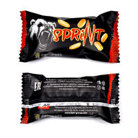 Russian imported Black Brown Bear chocolate-flavored peanut filling candy KDV brand Brown Bear nougat wedding candy thumbnail 7