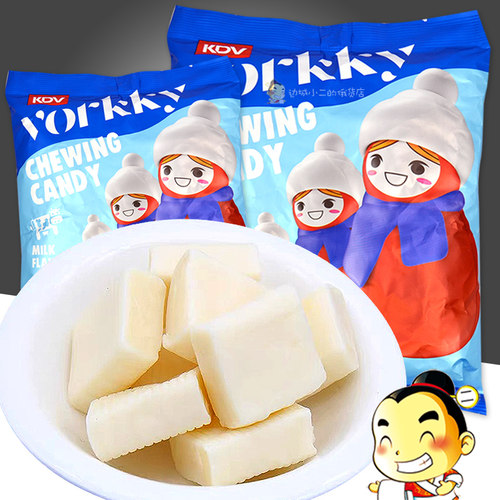 俄罗斯进口KDV牌小雪人牛奶糖软糖如胜喵心奶糖罗比兔结婚喜糖