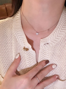 Q.jewelry｜方钻锁链小众设计轻奢高级时尚百搭精致显白