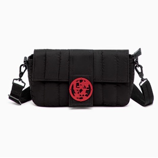 李宁女士斜挎包2024新品 休闲百搭单肩包背包ABDU001 户外时尚