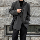 直播款炸街小西装男潮痞帅dk西服垫肩感廓形轻熟风外套F521-P98，男装西服套装，电商A152