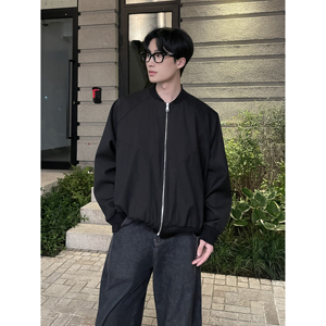 直播美式飞行夹克男秋季新款立领棒球服工装外套韩版F331-P98图片