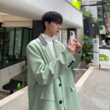 春秋西装男韩版潮流痞帅外套休闲上衣ins港风小西服大码F118-P95，男装西服套装，电商A152