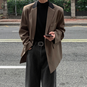 休闲西装外套男春秋季宽松上衣韩版男士套装雅痞帅小西服F522-P98,男装西服套装,电商A152