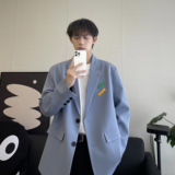 西服外套春季新款美式高街痞帅高级感oversize小西装XF132-P95，男装西服套装，电商A152