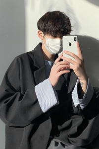 炸街小西装外套西装男高级感痞帅休闲西服春秋衣服大码XF70-P85图片