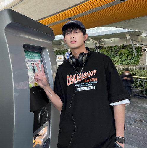 T62-P38 2023夏  260克纯棉男装短袖t恤直播款M-5XL