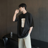 TX35-特P25控382025夏季新款韩版宽松圆领短袖t恤印花T恤潮流，男装T恤，电商A152
