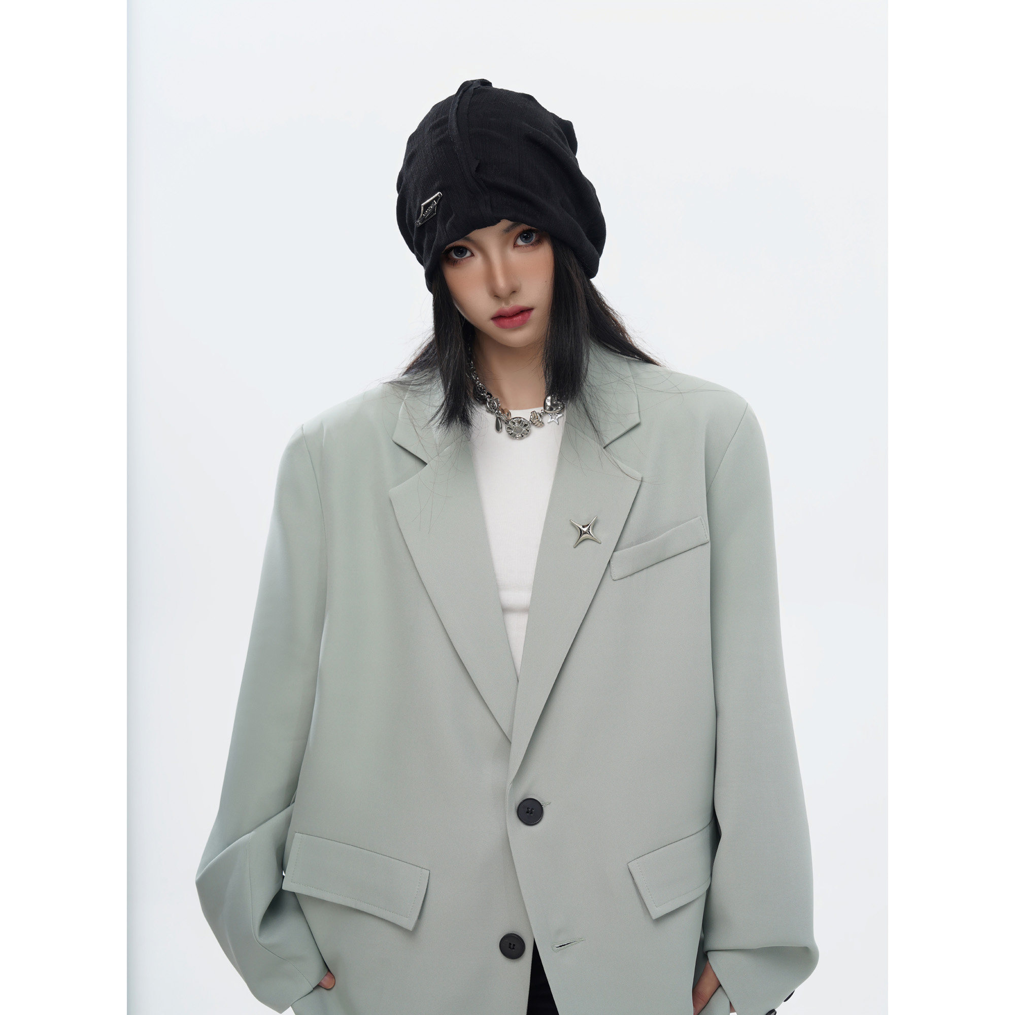 女装类目中性风小众宽松小西装外套男女F188-P95,男装西服套装,电商A152
