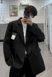 2025春休闲西服男韩版百搭宽松ins痞帅外套小西装大码XF120-P95，男装西服套装，电商A152