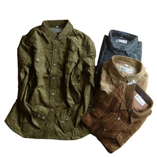 森系复古休闲文艺长袖 显瘦纯色衬衣 纯棉大码 修身 女 衬衫 清仓