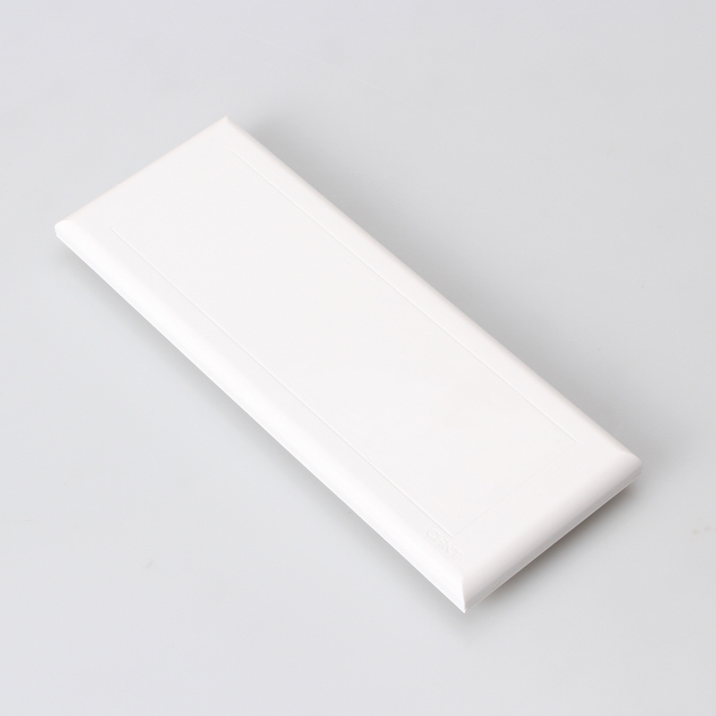 正泰118盖板5G开关插座面板4四位白板大号线盒暗盒挡板堵盖盲板