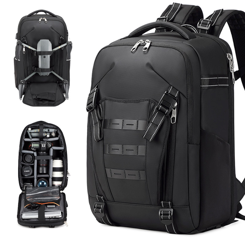 CIQIRBER双肩摄影包大容量可放稳定器无人机17寸笔记本便携