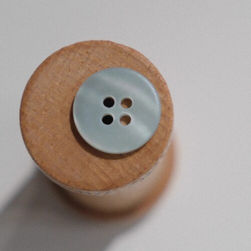 带点灰的薄荷鼠尾草绿河贝纽扣