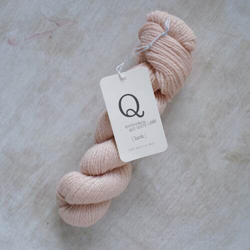 111色仅1绞50克worsted粗度Quince Lark柔弹羊毛线围巾毛衣手套线