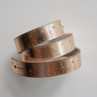 美国I Love Handles Wrist Ruler手工爱好者英寸厘米皮尺手环