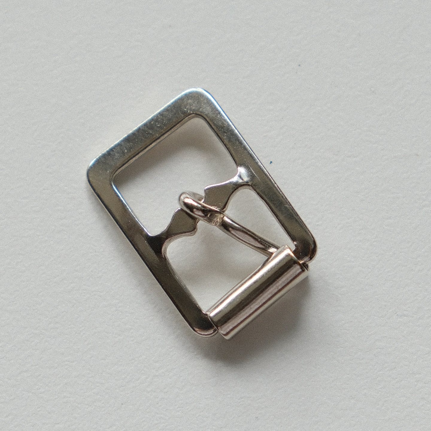 银色镍材质腰带皮带滚扣