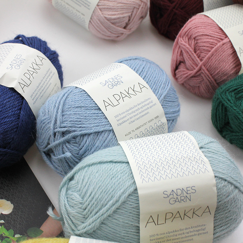 SANDNES 100%羊驼毛  ALPAKKA  进口羊驼毛 手编毛衣围巾外套毛线