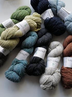 无补批号 50克150米长德国BC GARN Loch Lomond GOTS英伦粗花呢线