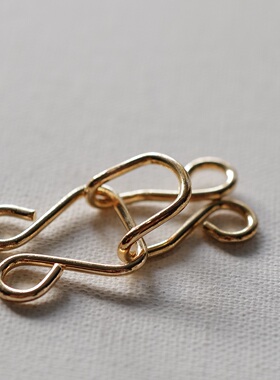 39mmx18.5mm搭上后尺寸一副价格德国JIM略微浅的金色金属搭扣