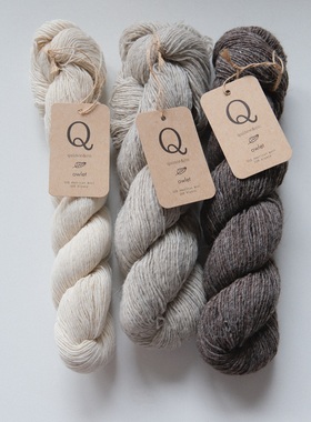 美国Quince Owlet Fingering粗度一绞价羊毛羊驼毛线Owl细版