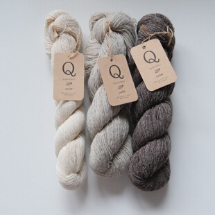 美国Quince Owlet Fingering粗度一绞价羊毛羊驼毛线Owl细版