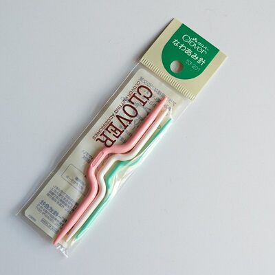 日本可乐CLOVER cable needle麻花针粗中细三根套装