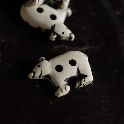 聚酯纤维北极熊纽扣18mm宽