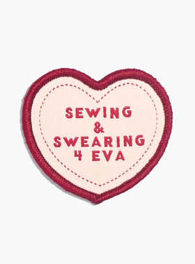 46mmx43mm一片价 澳大利亚Swearing & Sewing 4 Eva刺绣贴